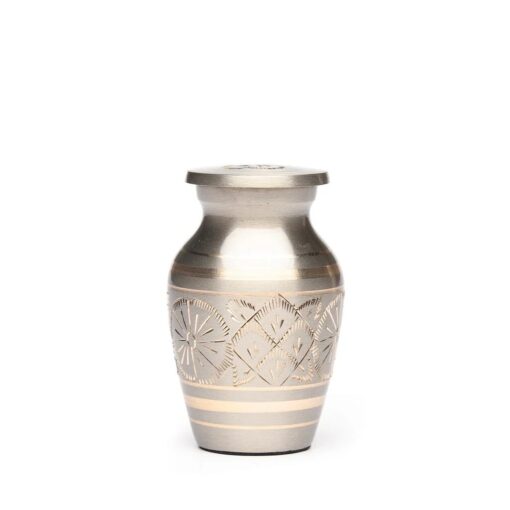 Platinum & Gold Etched Full-size Urn - Image 2