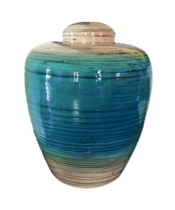 Blue Bamboo Full-size Urn